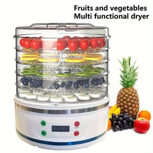 Plugue nos EUA frutas e pequenos ingredientes domésticos secador de ar, desidratador de baunilha, controle de temperatura, frequência variável, temperatura constante, alimentos múltiplos