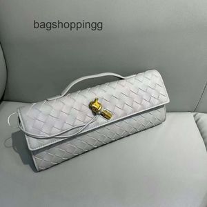 Handbag Crossbody Lady Bags Bottegs Venetass Bag New Horizontal Long Clutch Andiamo Women Baguette Handbags Weaving Banquet Single Cowhide Shoulder 1 MUI6