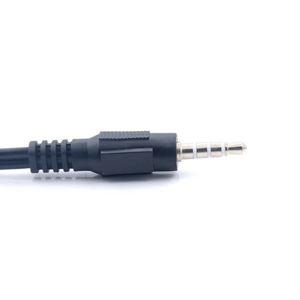 2024 22 cm jeden punkt dwa kabel audio telefon komórkowy na żywo 3,5 mm kabel słuchawkowy Aux Dwa w jednym kablu adaptera