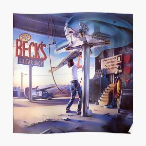 Calligrafia Jeff Beck Jeff Becks Guitar Shop Poster Decorazione murale Pittura Stampa Home Immagine vintage Parete Sala divertente Moderna Senza cornice
