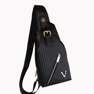 Luxury Designer väska män midjeväska handväska för män canvsl sele axelväska mobiltelefonpåse mini crossbody bröstsäckar sportig utomhusväska mens plånbok