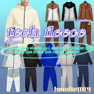 tech fleece designer mens woman pants men full-zip hoodie sweatpants windrunner sportswear jacket reflective waist cord pocket taping tracksuit