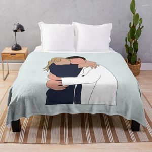 Decken MerDer Hug Throw Blanket Sofa Quilt Soft Plush Plaid Bed Linens On The