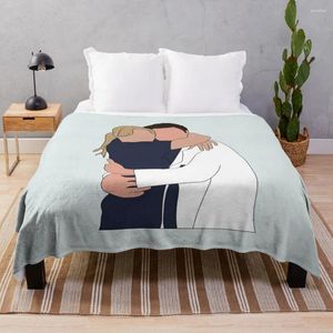 Coperte MerDer Hug Throw Coperta Divano Trapunta Morbida biancheria da letto a quadri in peluche sul