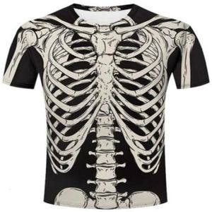 Homens Mulher T-shirt Esqueleto Splanchna 3D Impressão Y2K Camisetas Oversized Harajuku Streetwear Crianças Tees Moda Homem Hip Hop Tops 240312