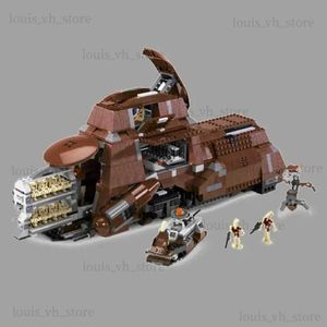 Blocchi 1338pcs MTT Containeried Battle Droids Troop Carrier Trade Federation MTT MOC Building Buildings Model Bricks Toys 05069 T240325