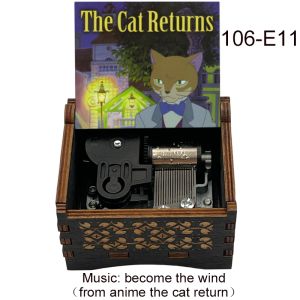 Boxes Anime The Cat Return Music Kazeni Naru Diventa il vento Music Box Capodanno festa di Natale Regalo di Natale