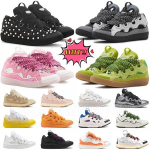 Luksusowe buty Lavin Casual Curb Sneakers Designer Buty dla mężczyzn kobiety 90. niezwykłe swobodne trampki Cielęt Platforma Męskie Trenerzy sportowe