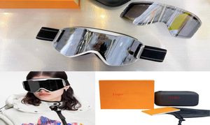 Mens designer Ski Goggles for Women Cycling Solglasögon Män lyxiga stora fabriksugarglasögon med magnetmode coola UV3865500