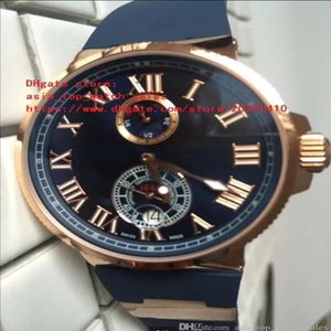 4 Color Super Luxury 44mm Men armbandsur Auto Date Rom Digital Rose Gold Case Gummi Strap Mechanical Automatic Mens Athletic F1729