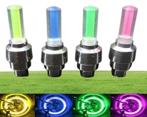 Bike Lights Car Motorcycle Neon Lights Wheel Tyre Valve Cap Flash Led Light Lamp Accessories Tire Rim Valve Wheel StemDPY39612833