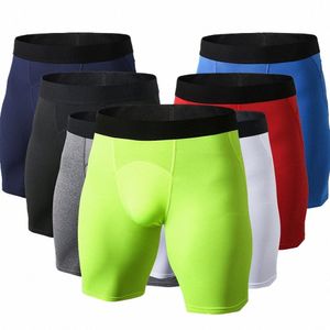 Gymkörning shorts mesh skarvning andningsbara elastiska tights sport leggings compri shorts träning fitn sport korta byxor c8iu#