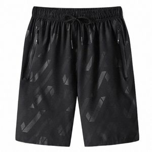 summer Ice Shorts Thin Men's Capris Casual Versatile Straight Leg Sports Casual Trendy Pants l9nz#