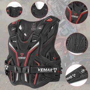 Vemar Motorcykel Kropps rustning Unisex Jacket Motobike Moto Sport Vest Back Chest Protector Off-Road Waistcoat Protective Gear 240315