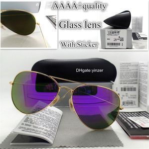 2019 Topppilot Solglasögon Män kvinnor Glasslins Luxury 58mm 62mm Märkesdesign Megel unisex Eyewear Sun Glasses QR Code Box Case5121125