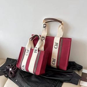 2024 nova sacola de alta capacidade sacos de lona engrossados mulheres meninas casual moda bolsa de ombro único saco crossbody saco de praia saco de viagem