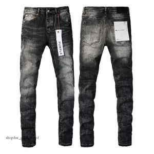 Jeans viola firmati Pantaloni denim Jeans uomo Jeans firmati Uomo Pantaloni neri Qualità di fascia alta Biker dritto retrò strappato Jean Abbigliamento moto slim fit 901