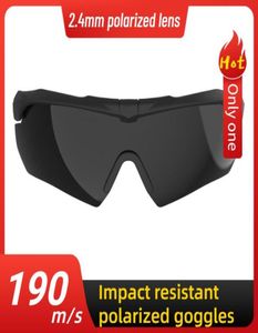 Occhiali da sole Highimpacten 166 66 66 gratato opzione polarizzata Speciali occhiali da tiro balistici tattici goggles warfare7515512