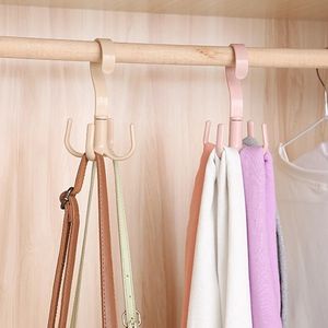 1pcs Plastic Home Storage Organization Hooks Bedroom Hanger Clothes Hanging Rack Holder Hooks for Bags Towel