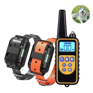 Collars 1Pcs Training Collar Dog 800m Anti Bark Dog Collar Waterproof With Pet Rechargeable Pet Remote Control Electric Collar For Dogs