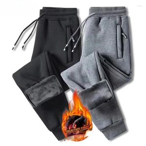 Männer Hosen Winter Lammwolle Warme Dicke Jogginghose Männer Jogger Casual Fleece Baumwolle Plüsch Männlichen Übergroßen Plus Größe Hosen S-7XL