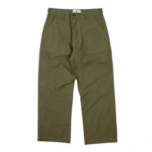Solid Color Loose Straight-benbyxor Mens AMEKaji Safari Style Casual Pants Vintage Trousers Men 025x#
