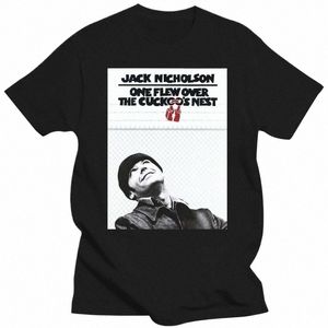 Jeden przeleciał nad shirtem cuckoos Nest T Shirt Milos Forman Jack Nichols 72dq#