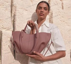 2024 Stilista di moda di marca Francese Mezzo mese Parigi Borsa da bracciolo da sella da donna in vera pelle Borsa a tracolla incrociata in pelle Messenger 6 colori