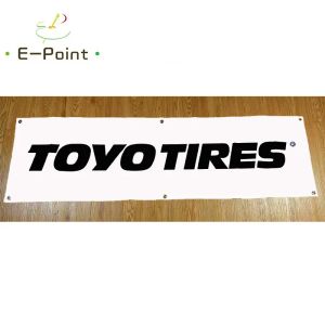 Aksesuarlar 130gsm 150D Malzeme Japonya Toyo Lastikler Banner 1.5ft*5ft (45*150cm) Boyut Ev bayrağı kapalı dış dekor YHX191