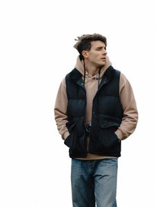 Simwood 2023 Autumn Winter New 90% White Duck Down Vest Men fi vattenavvisande rockar plus storlek skal ner gilet c0as#