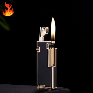 New Kerosene Old Vintage Unusual Windproof Metal Portable Cigar Igniter Outdoor Camping Barbecue Personalized Creative Men Gifts