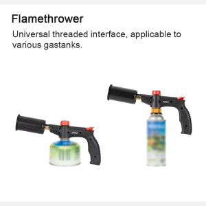 Aksesuarlar Yüksek Güçlü Kamp Elde Gastorch Taşınabilir Açık Brülörler Kömür Yanma Aracı Piknik Barbekü Pişirme Flamethrower