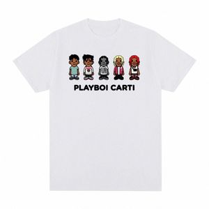 Playboi Carti Vintage T-Shirt Hip Hop Skatoboard Street Men Men Tirt New Theirt Tshirt Tops P1pl#