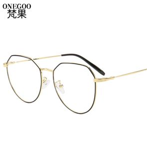 2021 nuova lente piatta in metallo leggera men039s e women039s uso generale moda coreana vetro cornice alla moda miopia op5405942