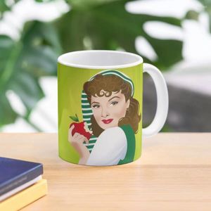 Mugs Lady Coffee Mug Ceramic Cups Creative Thermo For To Carry Set