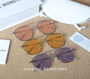 Moda duże okulary przeciwsłoneczne kobiety projektantka marki Woogie Frog lustro słoneczne okulary noktowizyjne odcienie motyla okulary 7794806