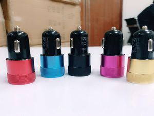 Factory Whole New Car Charger Travel Adapter 2 Ports Micro USB Car Plug USB Adapter For Mobile Phone1801116