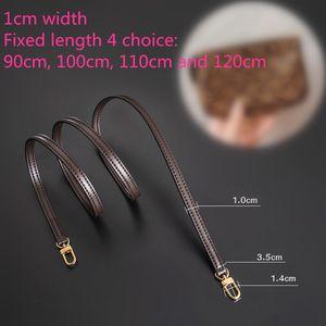 Coffee Glossy Smooth Calf Leather Bag Strap For Lady Designer Handbag Women Purse Shoulder Carry Belt Parts Replacement Non-adjustable 120cm 110cm 100cm 90cm 60cm