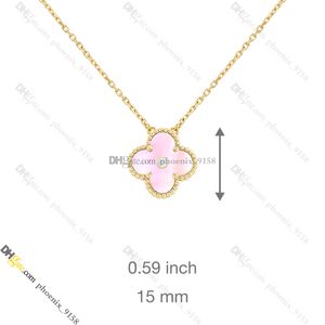 Clover Necklace Designer Necklace for Women Diamond Jewelry Titanium Steel Gold-Plated Fade Never Allergic, Store/21890787