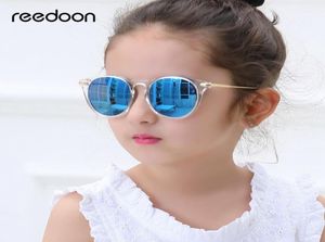 Occhiali da sole da sole Reedoon Kids Specchio polarizzato UV400 HD Metal Frame di metallo Eyewear per ragazze per ragazze Oculos Infantil 2958 C1395131