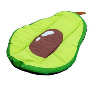 Mattor Summer Pet Bed for Dogs Cats Breattable Cool Pad Mat Soffa Filt Washable Liten Medium Large Dogs Fruit Shaped Pad