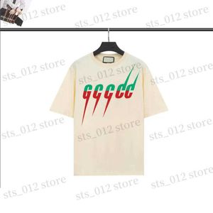 Homens camisetas Mens camisetas camiseta moletom camisetas verão tees casal oversized tshirt carta designer impressão respirável t-shirtshort manga t240326