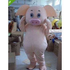 Trajes da mascote trajes da mascote halloween natal porco mascote dos desenhos animados de pelúcia fantasia vestido traje da mascote aaa