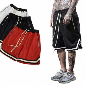 Shorts casuais masculinos correndo ginásio fitn esporte calças curtas verão secagem rápida masculino solto basquete treinamento shorts e1sm #