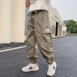 Trousers Cotton Boy Cargo Pants Children Casual Sweatpants Three-dimensional High Visibility Sports Fashion Children's Clothing