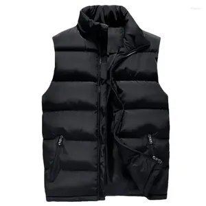 Men's Vests Plus Size Winter Loose Waistcoat Bodywarm Sleeveless Jacket Women Cotton Padded Couple Down Vest 5XL 6XL