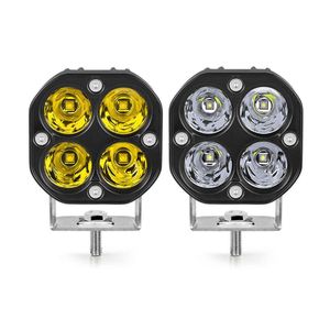 Işık çubukları çalışma ışıkları 3 inç 40W LED iş 6000k beyaz nokta kiriş aydınlatması Araba motosikleri için kare lamba off-road kamyonu 12v 24V dro otjxq