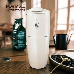 Mini Espresso Hine, Grinder de mão elétrica fabricante portátil carregamento USB Aço inoxidável e café para escritório em casa ao ar livre