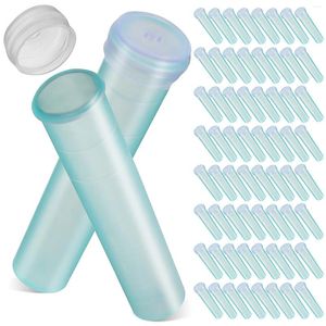 Decorative Flowers 100 Pcs The Wed Floral Tubes Water For Flower With Cover Weddings Plastic Bottles