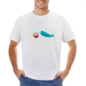 Polos masculinos Oh não, não de novo camiseta de grandes dimensões para meninos com estampa animal fofa tops camisetas gráficas masculinas engraçadas
